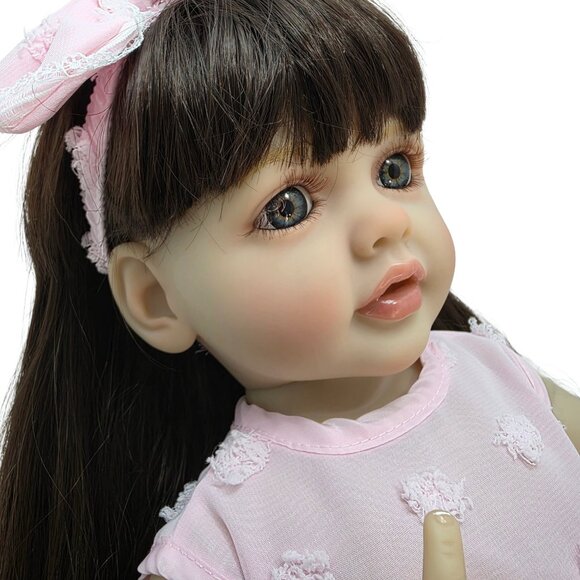 55 cm Babylistic Soft Silicone Vinyl Talking Reborn Doll very realistic - Picture 3 of 12